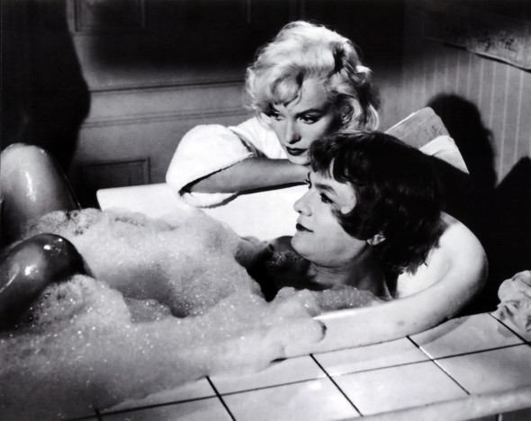 Marilyn Monroe and Tony Curtis in Some Like it Hot